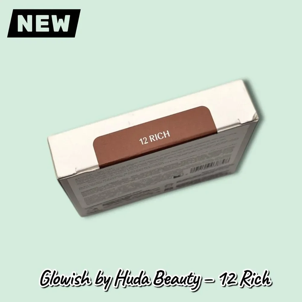 New Glowish by Huda Beauty Luminous Pressed Powder – Shade: 12 Rich